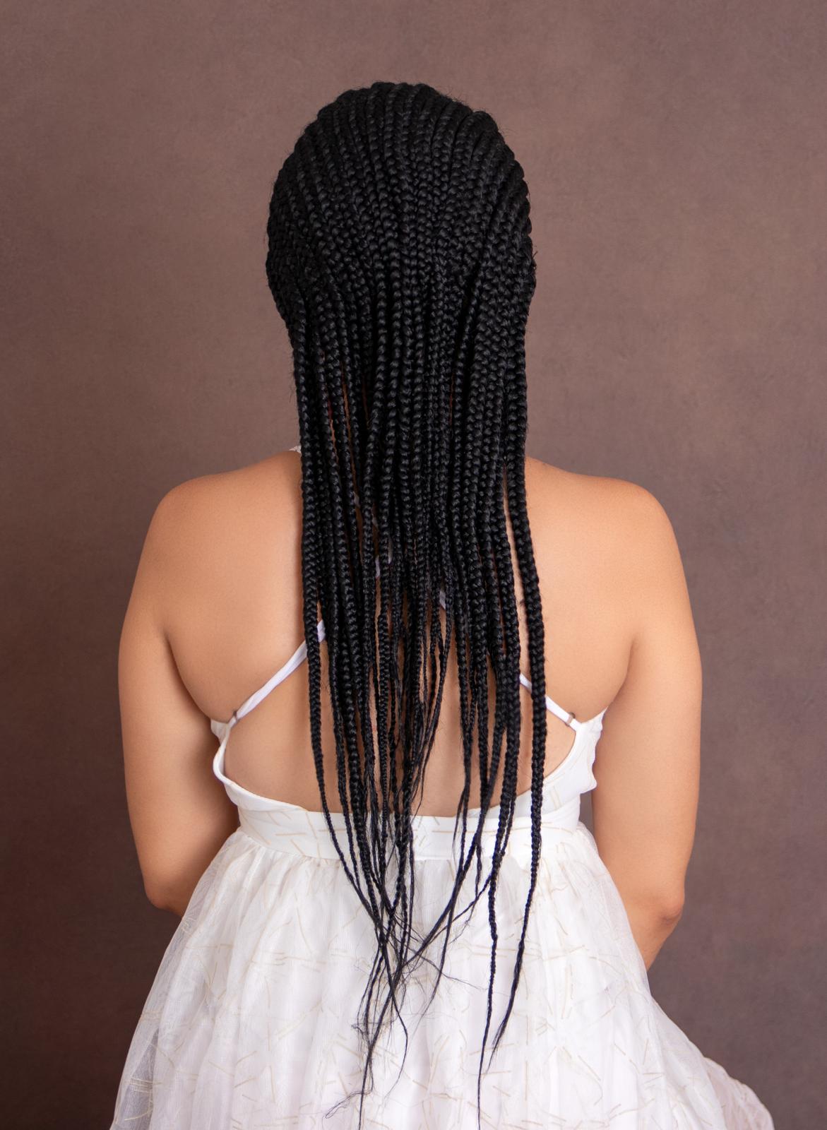 Cornrow braided wig