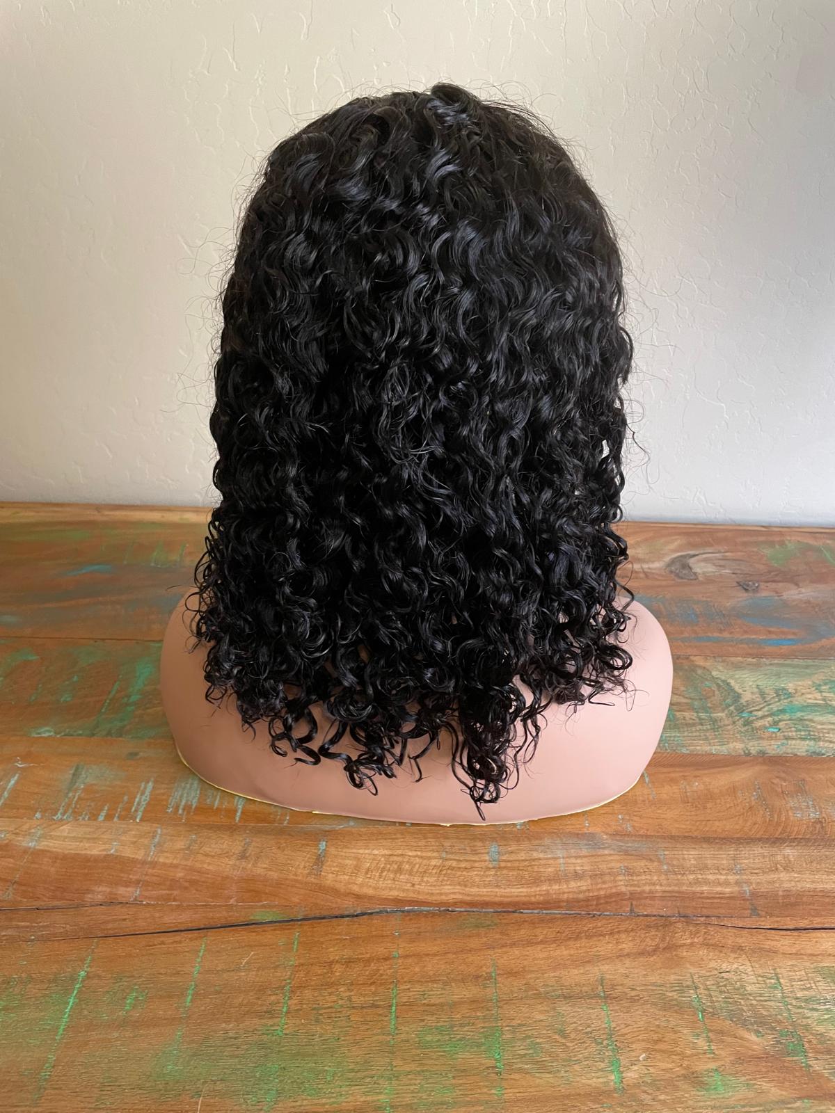 100% virgins kinky human hair black