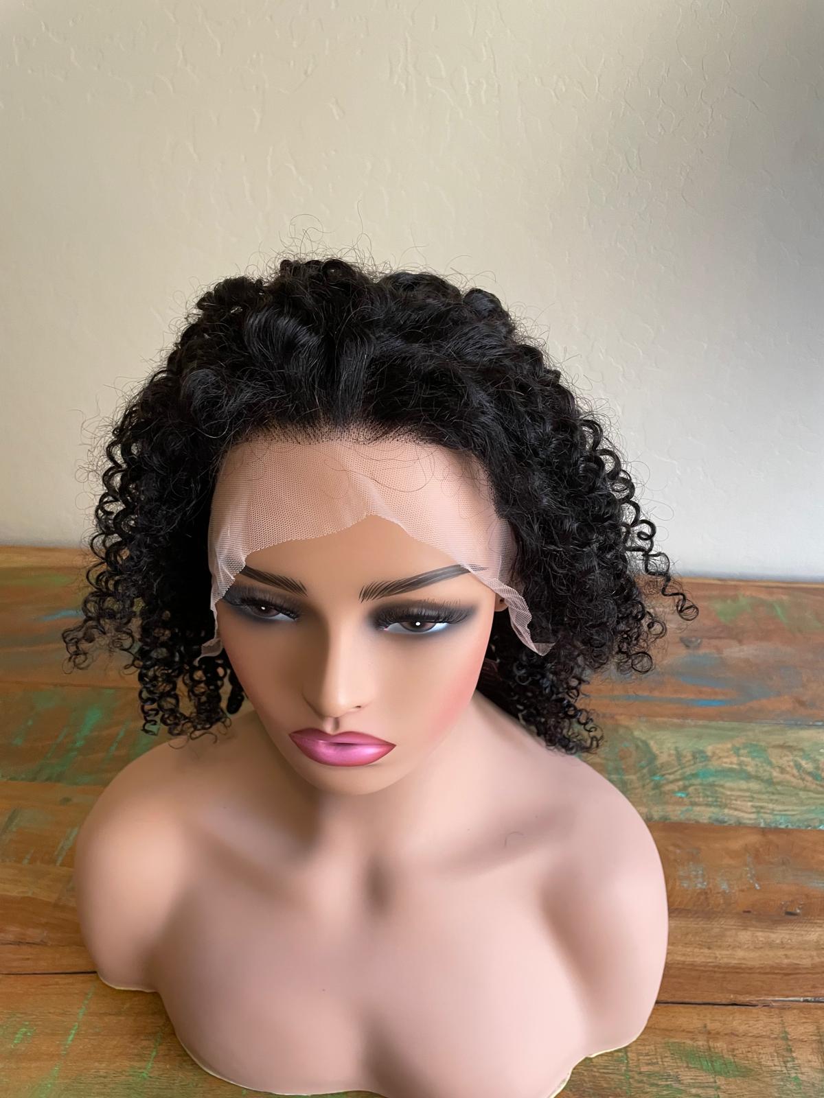 100% virgins kinky human hair black