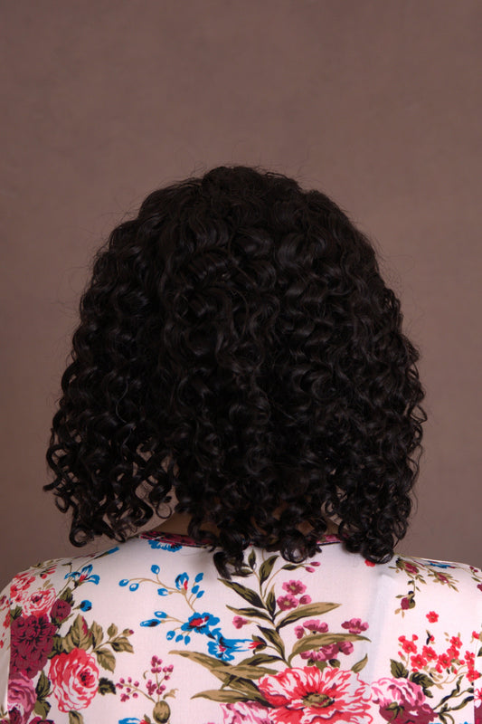 Curl Water Wave wig  12" 13 x 4 frontal lace