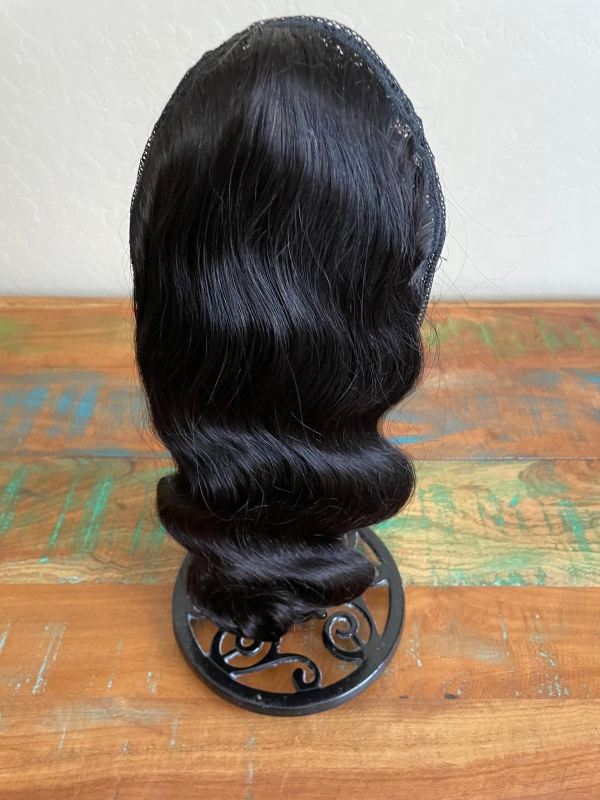 Drawstring human hair ponytail 14”